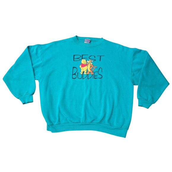 Vintage Pooh 100 Acre Collection Winnie The Pooh & Tigger Best Friends Sweater - Picture 8 of 8